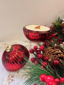 “Χριστουγεννιάτικη μπάλα γεμισμένη με κερί”3